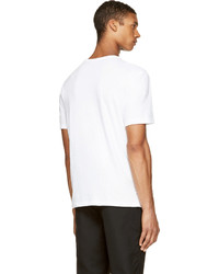 T-shirt à col rond blanc Alexander Wang