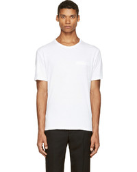 T-shirt à col rond blanc Alexander Wang