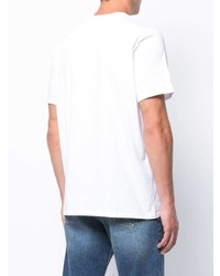 T-shirt à col rond blanc A.P.C.