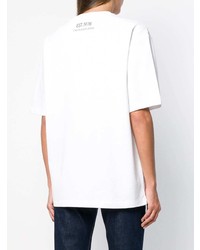 T-shirt à col rond blanc Calvin Klein Jeans Est. 1978