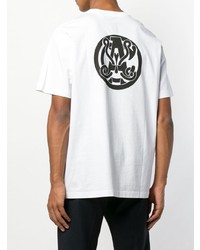 T-shirt à col rond blanc Oamc