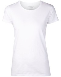 T-shirt à col rond blanc