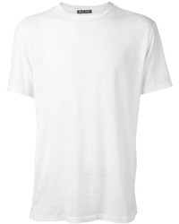 T-shirt à col rond blanc