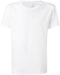 T-shirt à col rond blanc