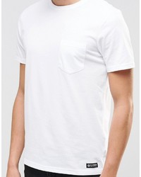 T-shirt à col rond blanc Element