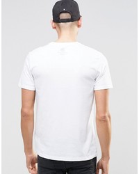 T-shirt à col rond blanc Element