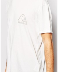 T-shirt à col rond blanc Quiksilver