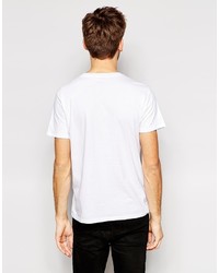 T-shirt à col rond blanc Ben Sherman