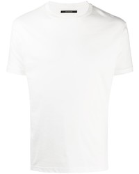 T-shirt à col rond blanc Tagliatore