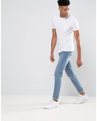 T-shirt à col rond blanc Asos