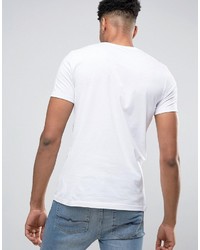 T-shirt à col rond blanc Asos