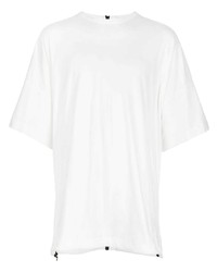T-shirt à col rond blanc Templa