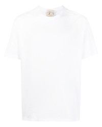 T-shirt à col rond blanc Ten C