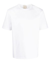 T-shirt à col rond blanc Ten C