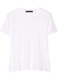 T-shirt à col rond blanc The Row