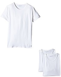 T-shirt à col rond blanc Tommy Hilfiger