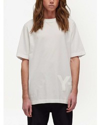 T-shirt à col rond blanc Y-3