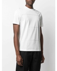 T-shirt à col rond blanc Emporio Armani