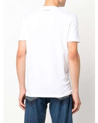 T-shirt à col rond blanc DSQUARED2