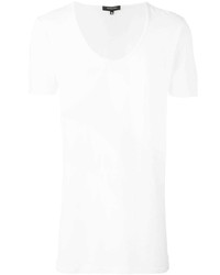 T-shirt à col rond blanc Unconditional