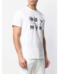 T-shirt à col rond blanc Colmar