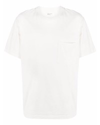 T-shirt à col rond blanc Universal Works