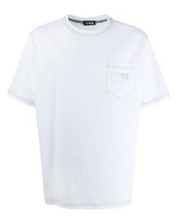 T-shirt à col rond blanc Upww