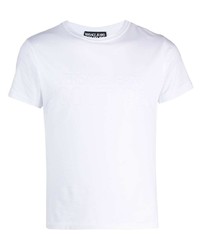 T-shirt à col rond blanc VERSACE JEANS COUTURE