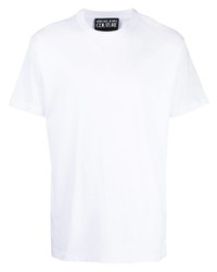 T-shirt à col rond blanc VERSACE JEANS COUTURE