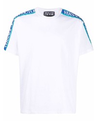 T-shirt à col rond blanc VERSACE JEANS COUTURE