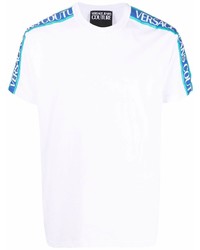 T-shirt à col rond blanc VERSACE JEANS COUTURE