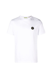 T-shirt à col rond blanc Versace Jeans