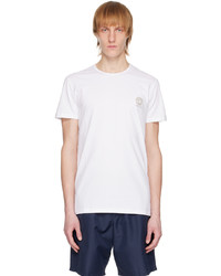 T-shirt à col rond blanc Versace Underwear