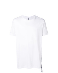T-shirt à col rond blanc Versus