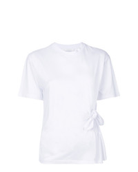 T-shirt à col rond blanc Victoria Victoria Beckham