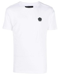T-shirt à col rond blanc Viktor & Rolf