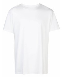 T-shirt à col rond blanc WARDROBE.NYC