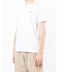 T-shirt à col rond blanc Off-White