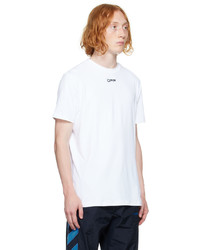 T-shirt à col rond blanc Off-White