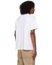 T-shirt à col rond blanc BAPE