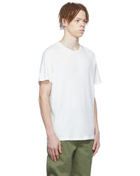 T-shirt à col rond blanc rag & bone