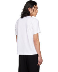 T-shirt à col rond blanc Simone Rocha