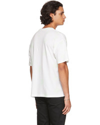 T-shirt à col rond blanc Seekings