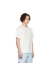 T-shirt à col rond blanc Martin Asbjorn