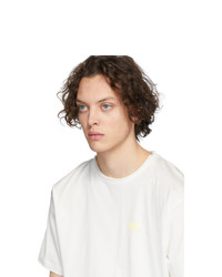 T-shirt à col rond blanc Martin Asbjorn