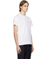 T-shirt à col rond blanc A.P.C.