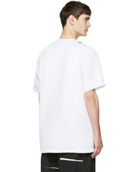 T-shirt à col rond blanc 11 By Boris Bidjan Saberi