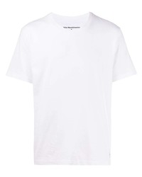 T-shirt à col rond blanc White Mountaineering
