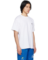 T-shirt à col rond blanc BAPE