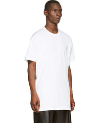 T-shirt à col rond blanc Givenchy